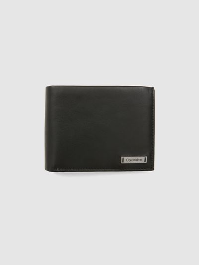 Calvin Klein Táskák & Kiegészítők HU694804 | Calvin Klein Bőr Billfold Férfi Pénztárca Fekete